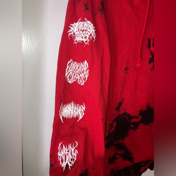 NWT Lurking Class Sketchy Tank Tie Dye Death Metal Pullover Hoodie - Picture 5 of 7